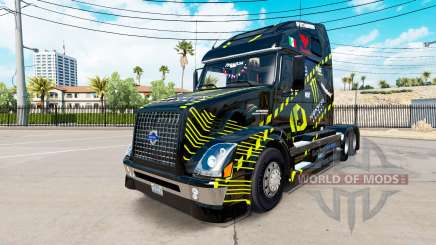 La piel de Monster Energy para camiones Volvo VNL 670 para American Truck Simulator