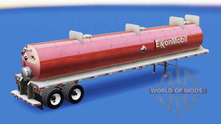 La piel de ExxonMobil en el tanque de ácidos para American Truck Simulator