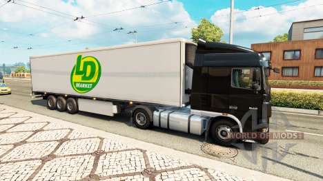 Skins para semi-remolques en el tráfico de v0.1 para Euro Truck Simulator 2