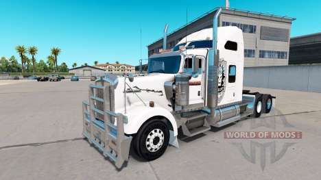 La piel de Black Ops v1 en el camión Kenworth W9 para American Truck Simulator