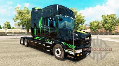 Monster Energy de la piel para el Scania T tract para Euro Truck Simulator 2