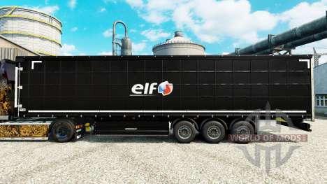 La piel Elf en semi para Euro Truck Simulator 2