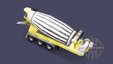 Semi-remolque mezclador de hormigón para Euro Truck Simulator 2