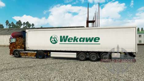 La piel Wekawe para remolques para Euro Truck Simulator 2