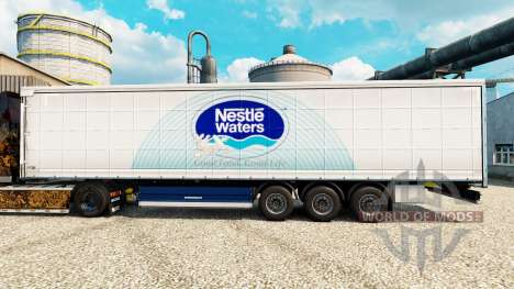 Nestle Aguas de la piel para remolques para Euro Truck Simulator 2