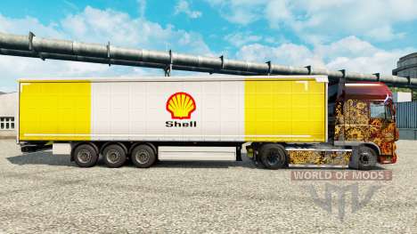 La piel de la Royal Dutch Shell en semi para Euro Truck Simulator 2