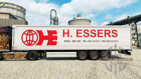 H. Essers de la piel para remolques para Euro Truck Simulator 2