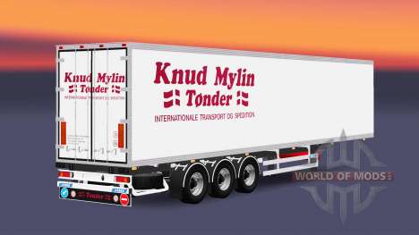 El semirremolque-el refrigerador Knuy Mylin Nark para Euro Truck Simulator 2