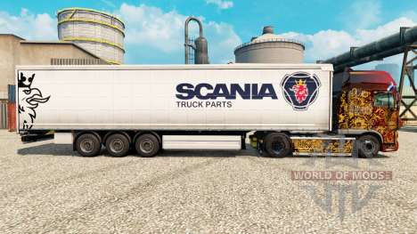 La piel Scania de Piezas de Camiones semi-remolq para Euro Truck Simulator 2
