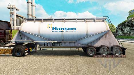 La piel Hanson cemento semi-remolque para Euro Truck Simulator 2