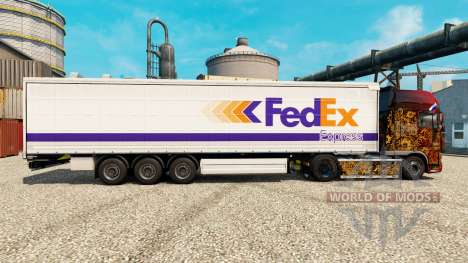 FedEx piel para remolques para Euro Truck Simulator 2