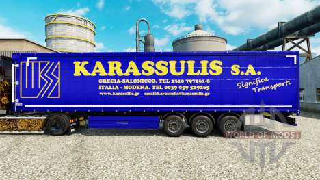 La piel Karassulis S. A. y semi-remolques para Euro Truck Simulator 2