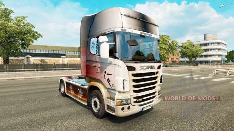La piel de la Copa del Mundo de 2014 en el tract para Euro Truck Simulator 2