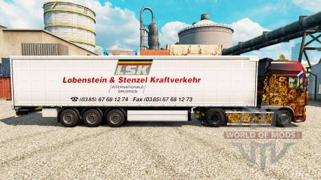 La piel LSK para remolques para Euro Truck Simulator 2
