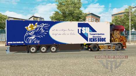 Semitrailer el refrigerador Schmitz Jens Bode para Euro Truck Simulator 2