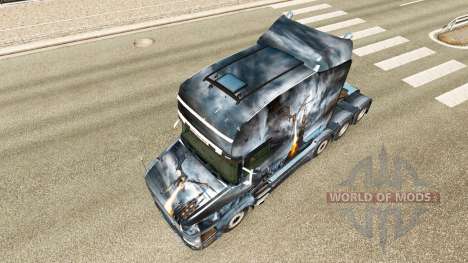 Dragon v2 de la piel para camión Scania T para Euro Truck Simulator 2