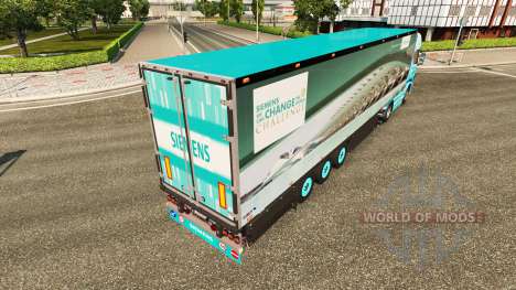 Semitrailer el refrigerador Schmitz Siemens para Euro Truck Simulator 2