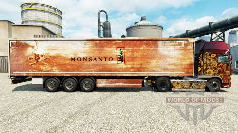 La piel de Monsanto para remolques para Euro Truck Simulator 2