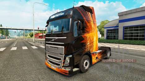 Cúbica de la Llamarada de la piel para camiones  para Euro Truck Simulator 2