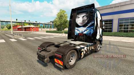El inframundo de la piel para camiones Volvo para Euro Truck Simulator 2
