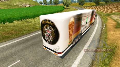 El semirremolque-el refrigerador de la Copa del  para Euro Truck Simulator 2