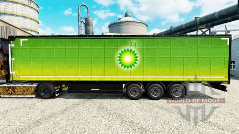 La piel de BP en semi para Euro Truck Simulator 2