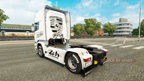 La piel Porsche tractor Scania para Euro Truck Simulator 2