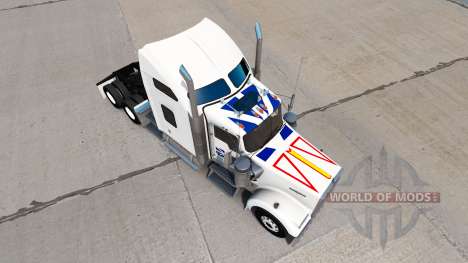 La piel Terranova de la Bandera en el camión Ken para American Truck Simulator