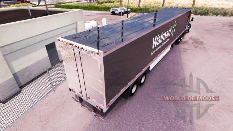 La piel Walmart trailer extendido para American Truck Simulator