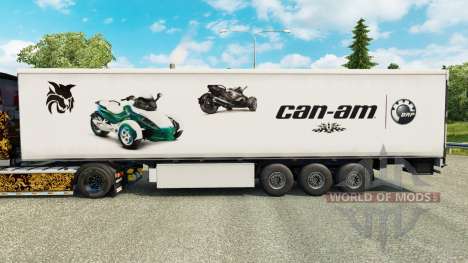 La piel de Can-Am en semi para Euro Truck Simulator 2