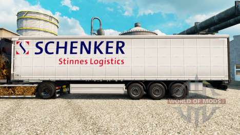 La piel Schenker Stinnes Logística para remolque para Euro Truck Simulator 2