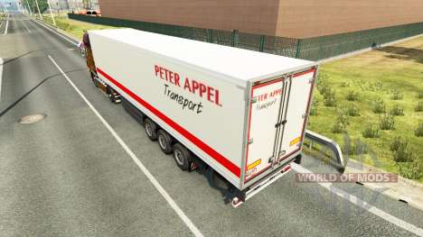Peter Appel de la piel para remolques para Euro Truck Simulator 2