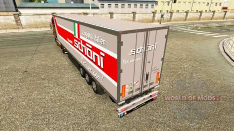 El semirremolque-el refrigerador Schoni Logístic para Euro Truck Simulator 2