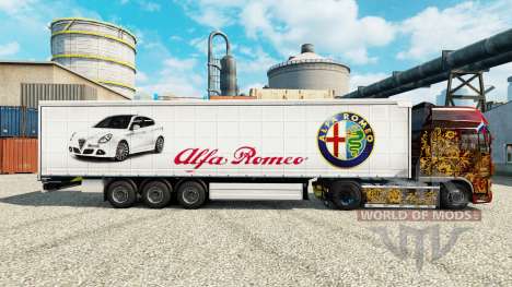 Alfa Romeo piel para remolques para Euro Truck Simulator 2
