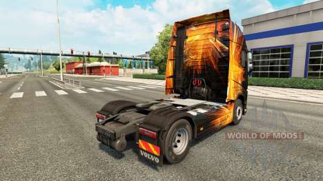 Cúbica de la Llamarada de la piel para camiones  para Euro Truck Simulator 2