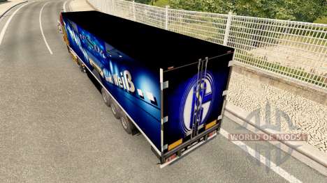 La piel FC Schalke 04 en semi para Euro Truck Simulator 2