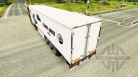 La piel de Can-Am en semi para Euro Truck Simulator 2