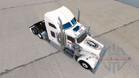 La piel de Black Ops v1 en el camión Kenworth W9 para American Truck Simulator