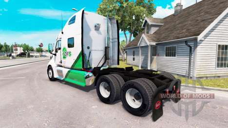 La piel DFS camión tractor Peterbilt 387 para American Truck Simulator
