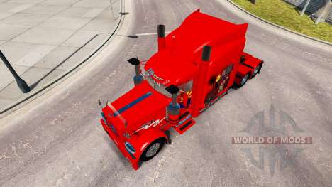 La piel de Arizona, estados UNIDOS Roja tractor  para American Truck Simulator