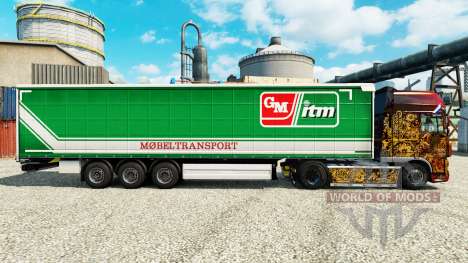 La piel GM itm Mobeltransport para remolques para Euro Truck Simulator 2