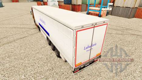 La piel Labadaris Transportes en remolques para Euro Truck Simulator 2