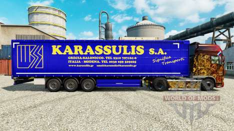 La piel Karassulis S. A. y semi-remolques para Euro Truck Simulator 2