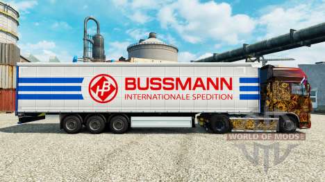 La piel en semi Bussmann para Euro Truck Simulator 2