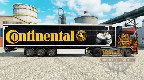 La piel Continental para semi-remolques para Euro Truck Simulator 2