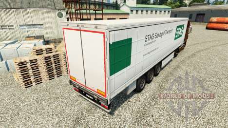 Piel de Ciervo Staubgut de Transporte en semi-re para Euro Truck Simulator 2