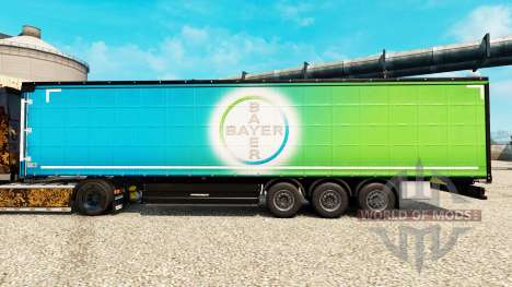 La piel de Bayer para semi-remolques para Euro Truck Simulator 2