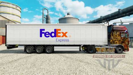 FedEx piel para remolques para Euro Truck Simulator 2