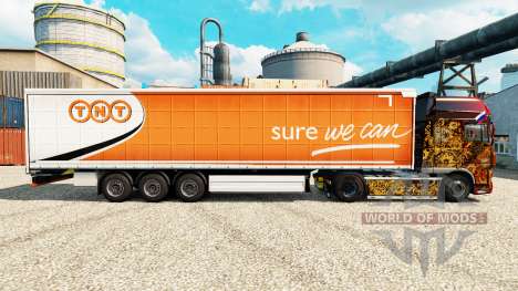 La piel de TNT Express semi para Euro Truck Simulator 2