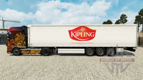 Piel el Señor Kipling en una cortina semi-remolq para Euro Truck Simulator 2